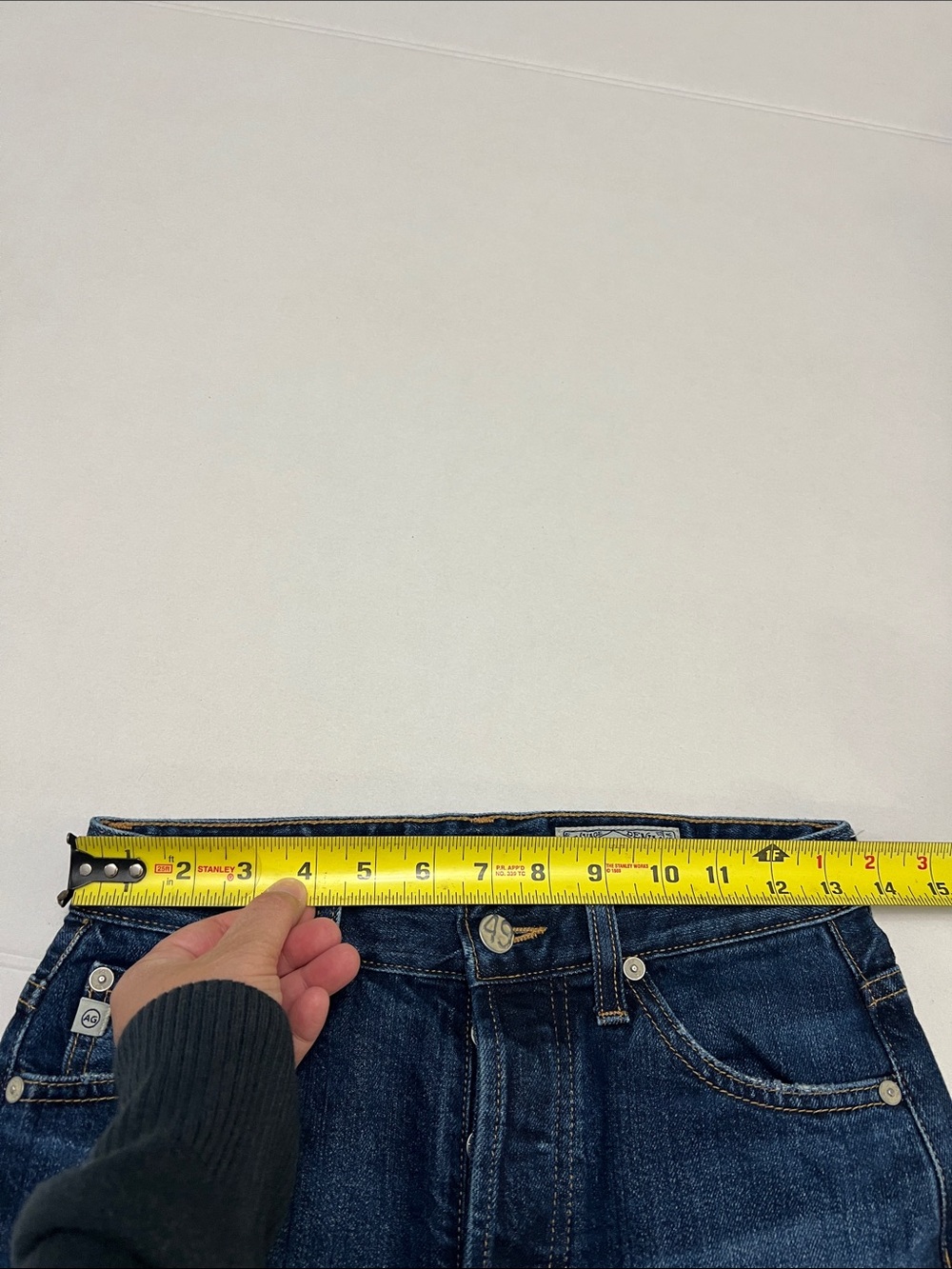 AG Alexxis Slim High Rise Selvage Jeans Women's 25R - SHOWA Japan Denim Limited - Picture 13 of 16